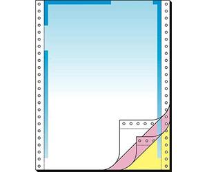 SIGEL Papier de communication en continu 24 x 30,50 cm | 26256, 70/53/57 g, 400 ensembles 3 plis, papier imprimante