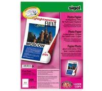 sigel - papier photo, format A4, 170 g/m2, glacé recto-verso, 100f G