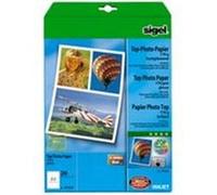 Sigel InkJet Top Photo Paper IP664 - Papier photo brillant - blanc brillant - A4 (210 x 297 mm) - 125 g/m² - 100 feuille(s)