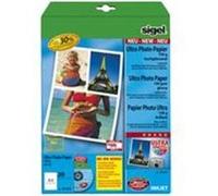sigel - papier photo jet d'encre Ultra, trés brillant, A4, 190g, 20f G