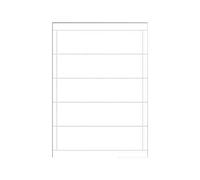 Sigel Pc Inserts Lp734 - Étiquettes Pour Dossiers - Blanc - 53 X 190 Mm - 185 G/M² - 100 Étiquette(S) ( 20 Feuille(S) X 5 )
