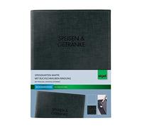 Sigel plates de cartes à anneaux avec livre Vis de reliure pour A5 1 Stück schwarz/mit Aufdruck