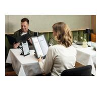 SIGEL Pochette double pour carte de boissons, transparent