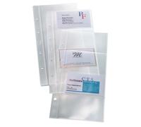 Sigel Pochettes pour classeur à anneaux – cartes de visite – A