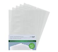 SIGEL Pochettes transparentes 4 vues 23 x 31 cm - 5 pièces
