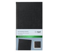 SIGEL Porte-additions RM100 13×23×1 cm, durable et facile à nettoyer – noir