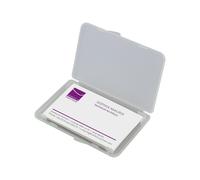 Sigel - Porte-Cartes De Visite - Plastique - Transparent, Mat