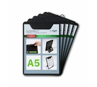 SIGEL Porte-menu avec pince 16,50 x 23,50 cm - 5 pièces