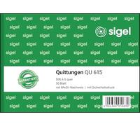 Sigel Quittung m.MwSt.Nachweis Qu615
