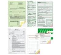 Sigel Bloc de bons de réception type papier carbone, format paysage, 2 x 40 feuilles 1 pièce, 40 feuilles