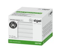 SIGEL Repositionable Sticky Notes 7.50 x 6.60 cm 6 x 100 sheets in the format 75