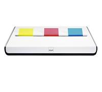 SIGEL Sa109 Distributeur de Marque-Pages Eyestyle, 150 Marque-Pages, 3 Compartiments, Blanc/Noir