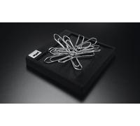 SIGEL SA536 Porte-agrafes Cintano : S, imitation cuir, noir