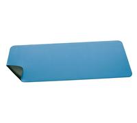 SIGEL SA602 Sous-main - imitation cuir de haute qualité - bleu, vert - double face - 80 x 30 cm