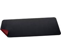 SIGEL Sous-main SA603 en cuir PU végétalien antidérapant essuyable double face 80 x 30 cm rouge/noir
