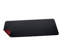 SIGEL SA603 Sous-main végétalien, portable, en cuir PU, antidérapant, essuyable, double face, 80 x 30 cm, rouge/noir