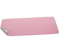 Sigel Sous-main SA605 - cuir PU végétalien, antidérapant, double-face, 80x30 cm, rose/argent