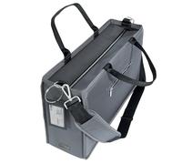 Sigel Sacoche Desk Sharing Bag Premium L – Gris foncé – 50 x 28 x 15 cm – jusqu'à 43,9 cm