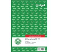 SIGEL SD011 Bons de livraison A5, 2 x 40 feuilles, autocopiants, 1 pièce, en papier durable