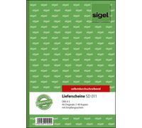 SIGEL SD011 Bulletins de livraison avec accusé de réception - A5, 1ère et 2ème feuilles imprimées, SD, MP, 2 x 40 feuilles