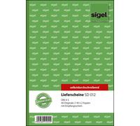SIGEL SD012 Bulletins de livraison avec accusé de réception - A5, 1ère, 2ème et 3ème feuilles imprimées, SD, MP, 3 x 40 feuilles