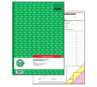 SIGEL SD016 Bulletins de livraison, avec accusé de réception, 1ère, 2ème et 3ème feuilles imprimées, A4, autocopiant, 3 x 40 feuilles