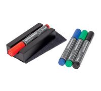 Sigel Kit d'accessoires pour tableau blanc (l x H) 130 mm x 60 mm noir BA151