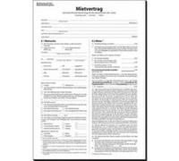 Sigel sigel vordruck "mietvertrag" , a4, 6-seitig noir G