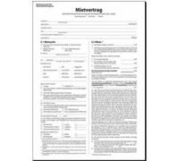sigel sigel vordruck mietvertrag, sd, a4, 4 x 2 blatt noir Noir G