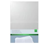 SIGEL SM180 Lot de 10 Pochettes 4 vues, pour 21 x 29,7 cm, en plastique, transparent