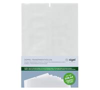 SIGEL SM182 Pochettes transparentes 4 vues - A4 plié - 10 pièces