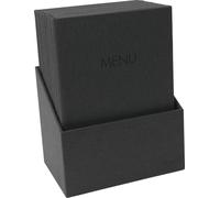 Sigel SM200 Chemise pour menu DIN A4 10 pc(s) avec boîte de rangement noir