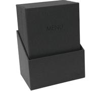 Sigel Chemise pour menu SM200 DIN A4 10 pièces avec boîte de rangement noir