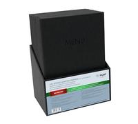 SIGEL SM200 Protège-menu - 10 pièces - boîte de rangement incluse - reliure à cordon élastique - A4 - noir