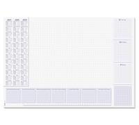 Sigel H7355 Sous-main calendrier 3 ans, planning hebdomadaire 2027, 2028, 2029 (l x H) 59.5 cm x 41 cm 30 feuille(s) 1 pc(s) H7355