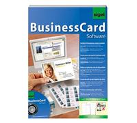 SIGEL Sw670 Logiciel de Création de Cartes de Visite, 200 Cartes de Visite Imprimables Technologie 3C Incluses