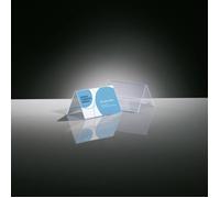 Sigel – Présentoir de table TA136 – Forme de toit transparent – 10 pièces (10×6×5,5 cm)