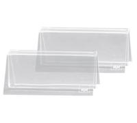 SIGEL Ta150 Lot de 2 Porte-Cartes Menu, 10 X 5 X 6 cm, Acrylique Transparent