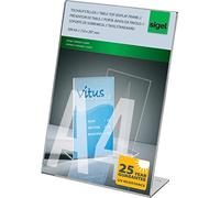 Sigel TA210 TA210 Présentoir de table en forme de L Utilisation pour format de papier: DIN A4 transparent 1 pc(s)