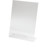 SIGEL TA210 Présentoir incliné de table, 30,2 x 21,3 x 7,8 cm, résistance permanente aux UV, acrylique transparent