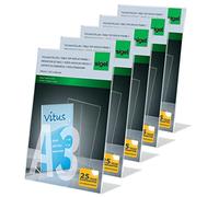 SIGEL Ta213 Lot de 5 Présentoirs Inclinés de Table, 30 X 42,5 X 11 cm, Résistance Permanente aux Uv, Acrylique Transparent