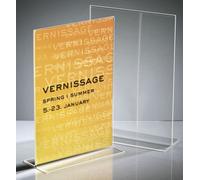 SIGEL TA220 Présentoir de table, droit, transparent, pour A4