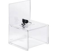Sigel Urne VA151 avec fente et serrure transparent 15 x 15 x 21.2 mm 1 pc