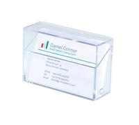 SIGEL VA110 Lot de 20 boîtes pour cartes de visite pour 100 cartes au format carte de crédit 86 x 56 mm