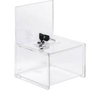 Sigel Urne VA151 avec fente et serrure transparent 15 x 15 x 21.2 mm 1 pc