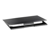 SIGEL VZ134 Business Card Case, metal with grooved surface, for up to 20 cards (