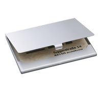 Sigel VZ135 Étui à cartes de visite 15 cartes (l x H x P) 92 x 63 x 5 mm argent