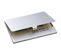 Sigel VZ135 Étui à cartes de visite 15 cartes (l x H x P) 92 x 63 x 5 mm argent