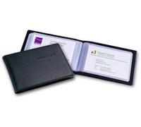 Sigel VZ170 VZ170 Classeur à cartes de visite 40 cartes (l x H x P) 110 x 75 x 12 mm noir matière plastique