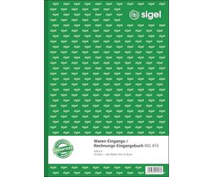 Sigel WG415 Incoming Goods / Factures Livre All pagess Fixed in le Livre A4 50 pagess